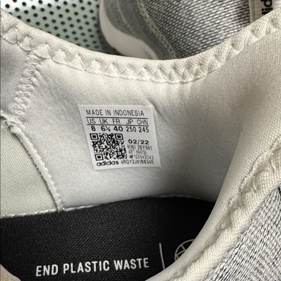 Adidas Light Gray and White Running Shoes - Picture 5 of 5